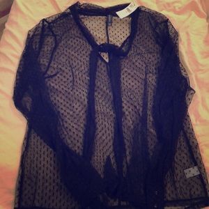 Sheer blouse